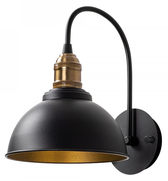 Opviq Nástenná lampa Varzan čierna