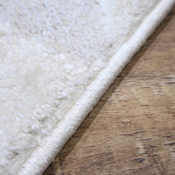 Angel Carpet, Kusový koberec Aurora 11 White, 60x110, biela, kancelária