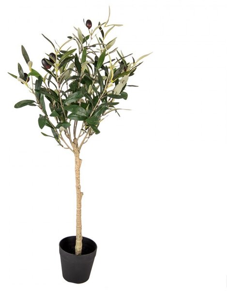 Dekorácia umelý stromček olivovník s olivami Olea Tree - 15*15*70 cm - Clayre & Eef