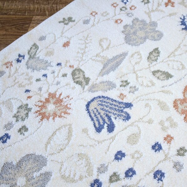Angel Carpet, Kusový koberec Aurora 25 Cream, 60x110, biela, kancelária