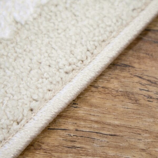 Angel Carpet, Kusový koberec Aurora 25 Beige, 60x110, béžová, kancelária