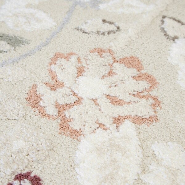 Angel Carpet, Kusový koberec Aurora 25 Beige, 60x110, béžová, kancelária