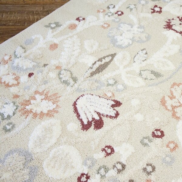 Angel Carpet, Kusový koberec Aurora 25 Beige, 60x110, béžová, kancelária