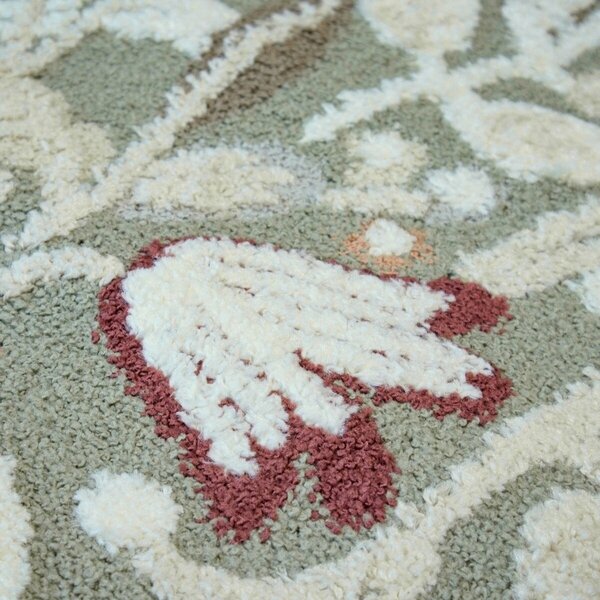 Angel Carpet, Kusový koberec Aurora 25 Green, 60x110, zelená, kancelária