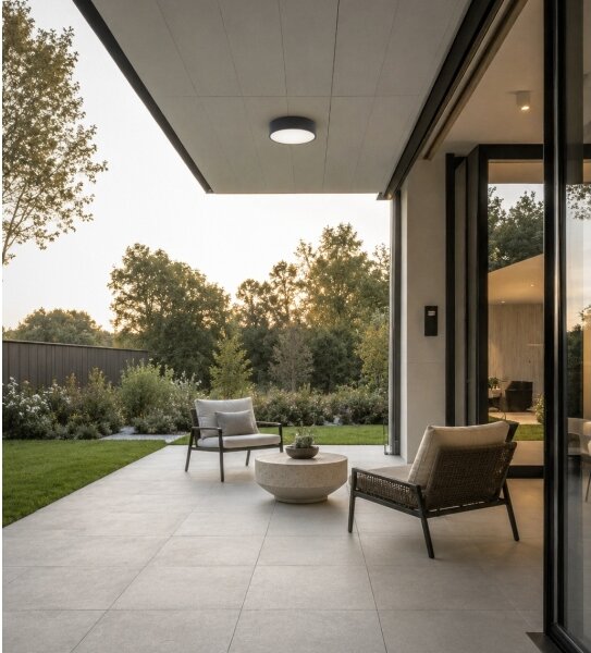 BRILAGI - LED RGBW kúpeľňové stropné svietidlo CLARE 1xE27/12W/230V pr. 20 cm antracit IP54