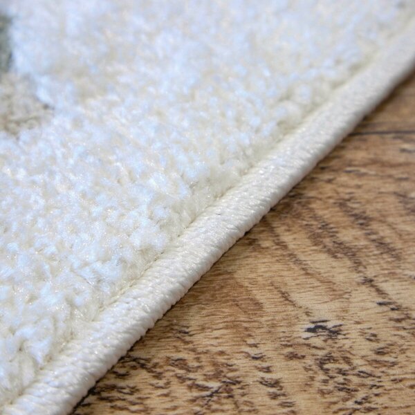 Angel Carpet, Kusový koberec Aurora 25 Cream, 60x110, biela, kancelária
