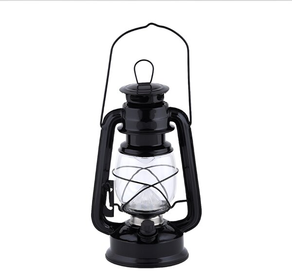 Pronett XJ3891 Petrolejová lampa 19 cm čierna
