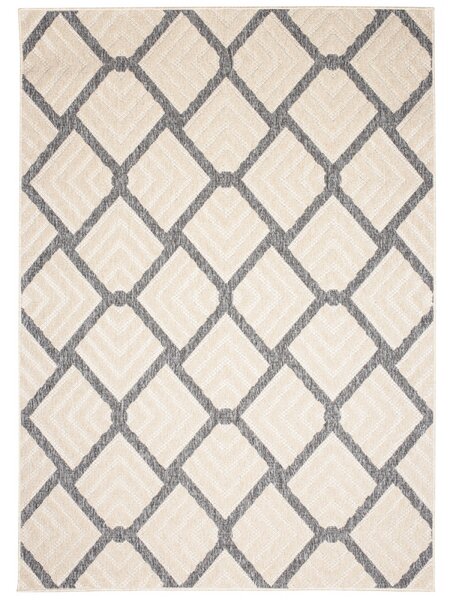 Kusový koberec Malibu krémově sivý 120x170cm