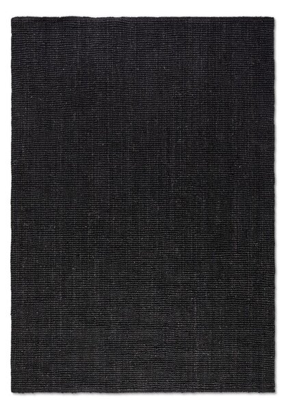Čierny jutový koberec 80x150 cm Bouclé – Hanse Home