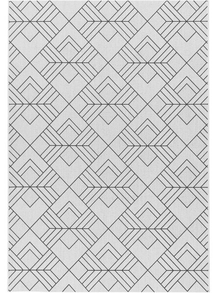 ASIATIC LONDON Alfresco Patio Deco Ivory - koberec ROZMER CM: 120 x 170