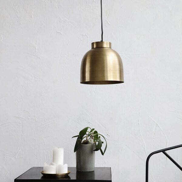 MUZZA STROPNÁ LAMPA BOWL MOSADZNÁ MALÁ