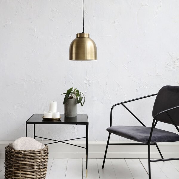 MUZZA STROPNÁ LAMPA BOWL MOSADZNÁ MALÁ