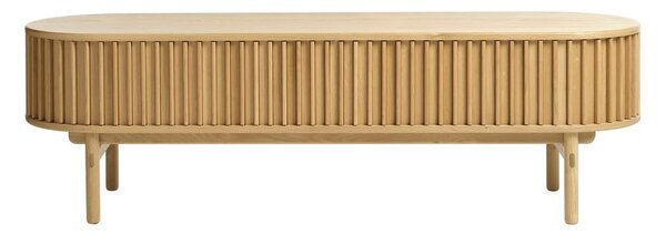 TV stolík v dekore duba v prírodnej farbe 160x48 cm Carno – Unique Furniture