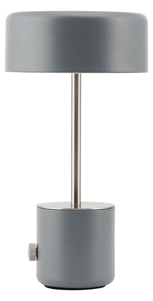 MUZZA USB STOLNÁ LAMPA BRING SIVÁ