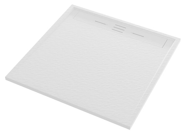 Gamma Erga Almac, SMC sprchová vanička 100 x 100 x 3 cm, biela, ERG-GMA-AL-100100