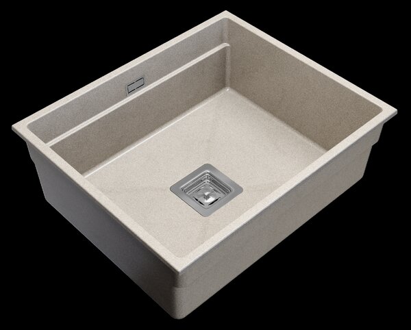 Gamma Decor 6050, 1-komorový granitový drez 600x500x220 mm, béžová, GMA-ZLE000111
