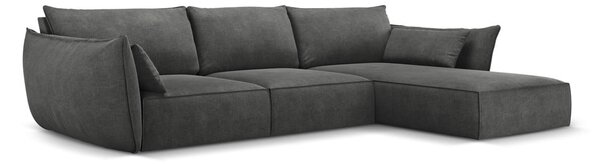 Sivá rohová pohovka (pravý roh) Vanda - Mazzini Sofas