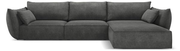 Sivá rohová pohovka (pravý roh) Vanda - Mazzini Sofas