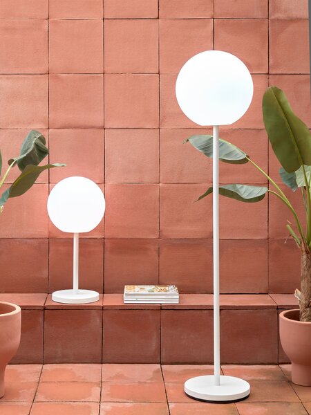 MUZZA NABÍJACIA STOLNÁ LAMPA MIMOZA 64 cm biela