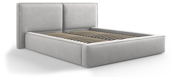 MUZZA Postel Judy s úložným priestoromm 200 x 200 sivá
