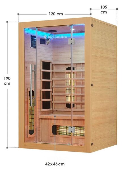Infračervená sauna Kiruna