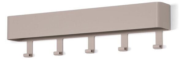 Taupe kovový nástenný vešiak s poličkou 52 cm Dax Play – Spinder Design