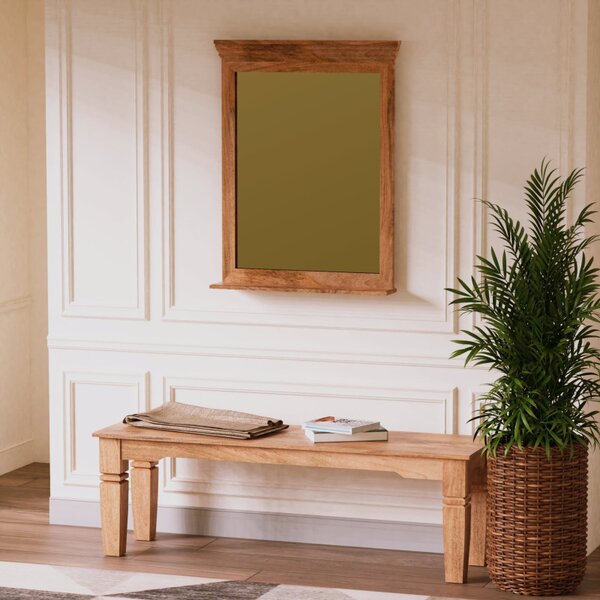 Zrkadlo Guru 70x90 indický masív mango
