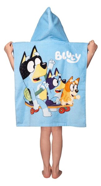 Jerry Fabrics Detské pončo-osuška - Lilo a Stitch - modrá
