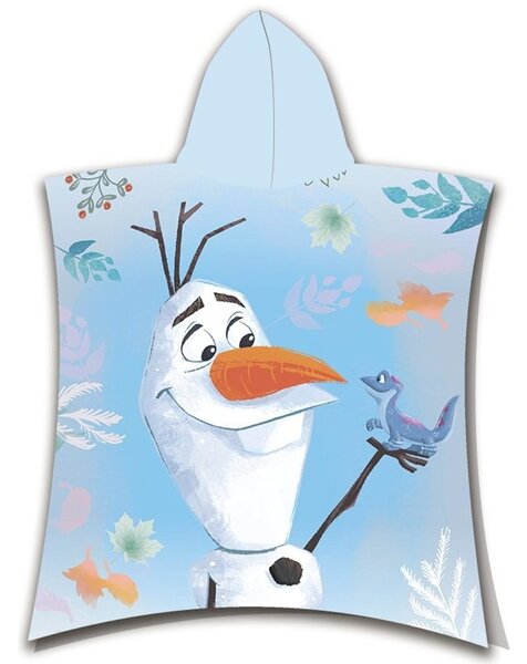 Jerry Fabrics Detské pončo-osuška - Lilo a Stitch - modrá