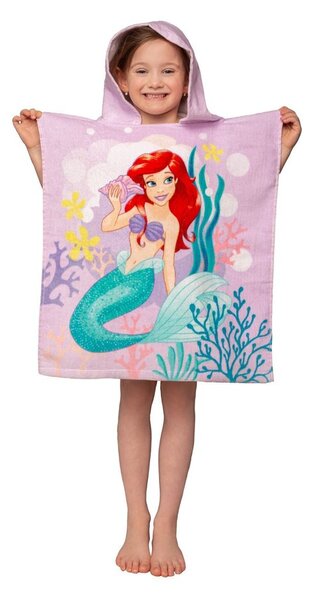 Jerry Fabrics Detské pončo-osuška - Lilo a Stitch - modrá