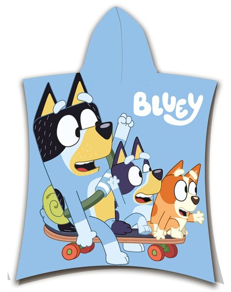 Jerry Fabrics Detské pončo-osuška - Lilo a Stitch - modrá