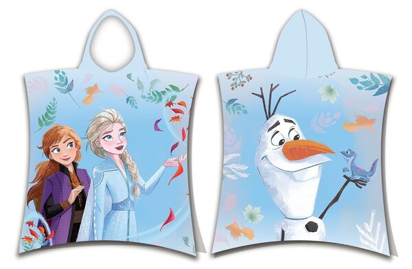 Jerry Fabrics Detské pončo-osuška - Lilo a Stitch - modrá