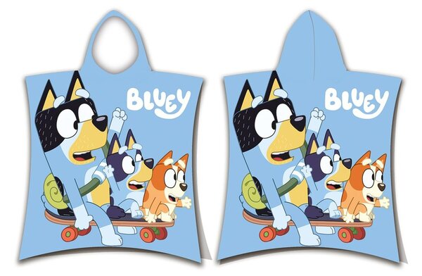 Jerry Fabrics Detské pončo-osuška - Lilo a Stitch - modrá