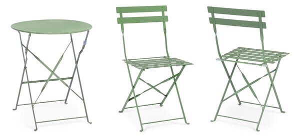MUZZA Záhradný set tinas zelený