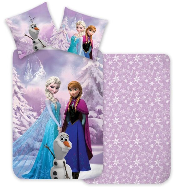 Obliečky Disney Frozen do postieľky 135x100cm+40x60cm Setino