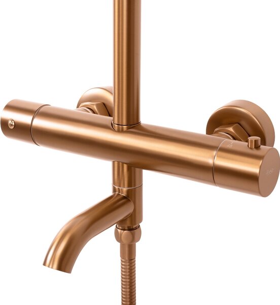 Sprchový set s termostatom REA LUNGO Copper Brush