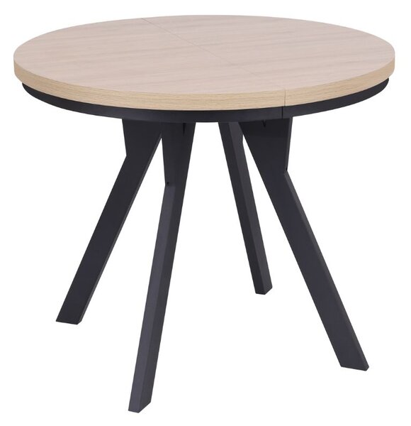 Rozkladací jedálenský stôl Torino 90-190x90 cm, dub prírodný