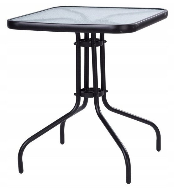MODERNHOME Záhradný stôl 60 cm Square čierny