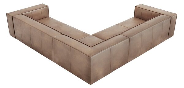 Svetlohnedá kožená rohová pohovka (variabilná) Madame - Windsor & Co Sofas