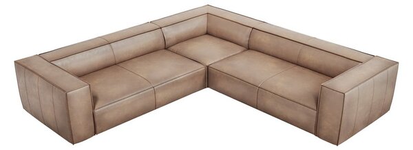 Svetlohnedá kožená rohová pohovka (variabilná) Madame - Windsor & Co Sofas