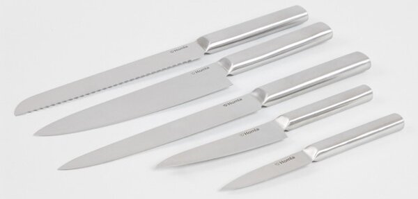Sada piatich nožov MASTERSET strieborná 744075