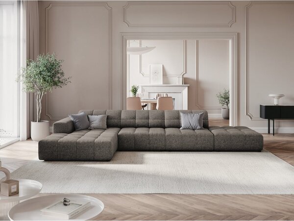 Tmavosivá rohová pohovka (ľavý roh) Chicago – Cosmopolitan Design