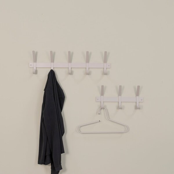 Taupe kovový nástenný vešiak 70 cm Dexter – Spinder Design