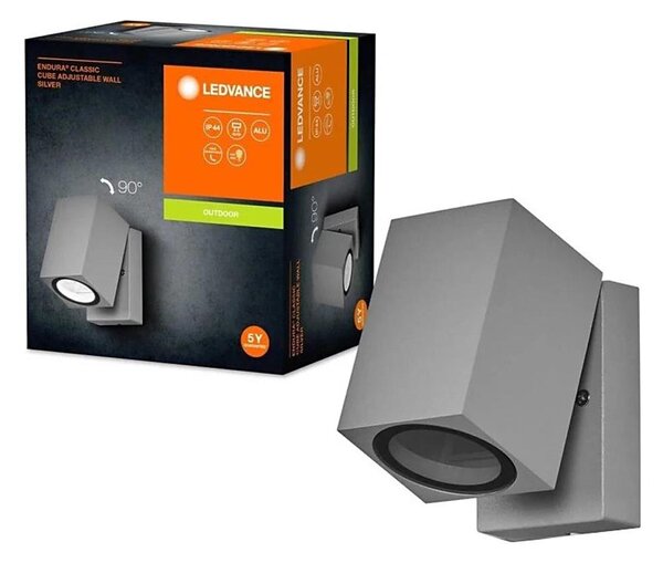 Ledvance - Vonkajšie nástenné svietidlo ENDURA CLASSIC 1xGU10/35W/230V IP44 sivé