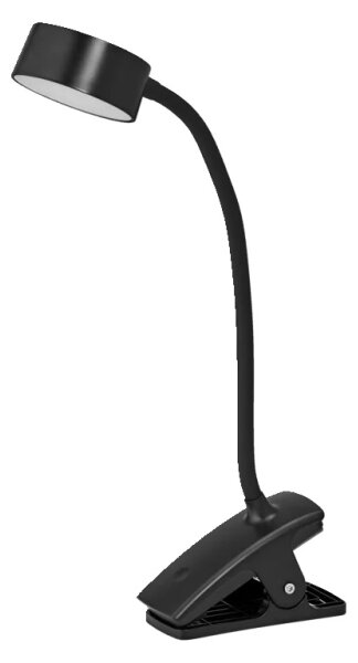 Osram - stmievateľná stolová LED lampa so svorkou OFFICE LINE LED/4,8W/230V čierna