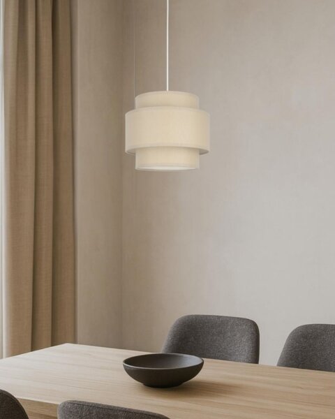Brilagi - Luster na lanku RESNA 1xE27/60W/230V pr. 20 cm béžový
