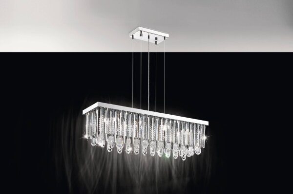 Eglo 93423 - Luster na lanku CALAONDA 11xG9/33W/230V