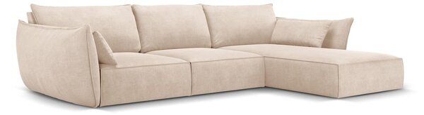 Béžová rohová pohovka (pravý roh) Vanda - Mazzini Sofas