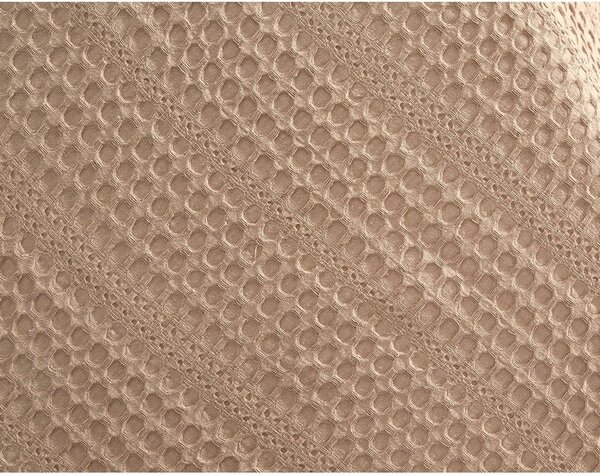 Béžový bavlnený pléd 220x240 cm Lotus – Mijolnir