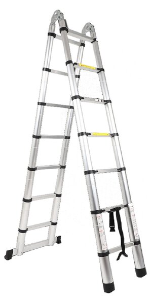 ASIST AR99-6440 Teleskopický rebrík – schodík z hliníka, 4,4 m